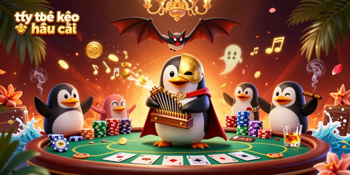 Experience engaging gameplay with tỷ lệ kèo nhà cái and dynamic poker elements in a vibrant casino scene.