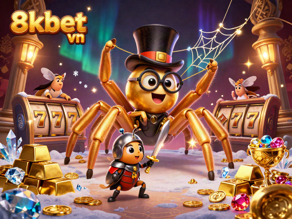 Witness an epic scene as 8xbet vn transports gamers into a golden casino adventure.