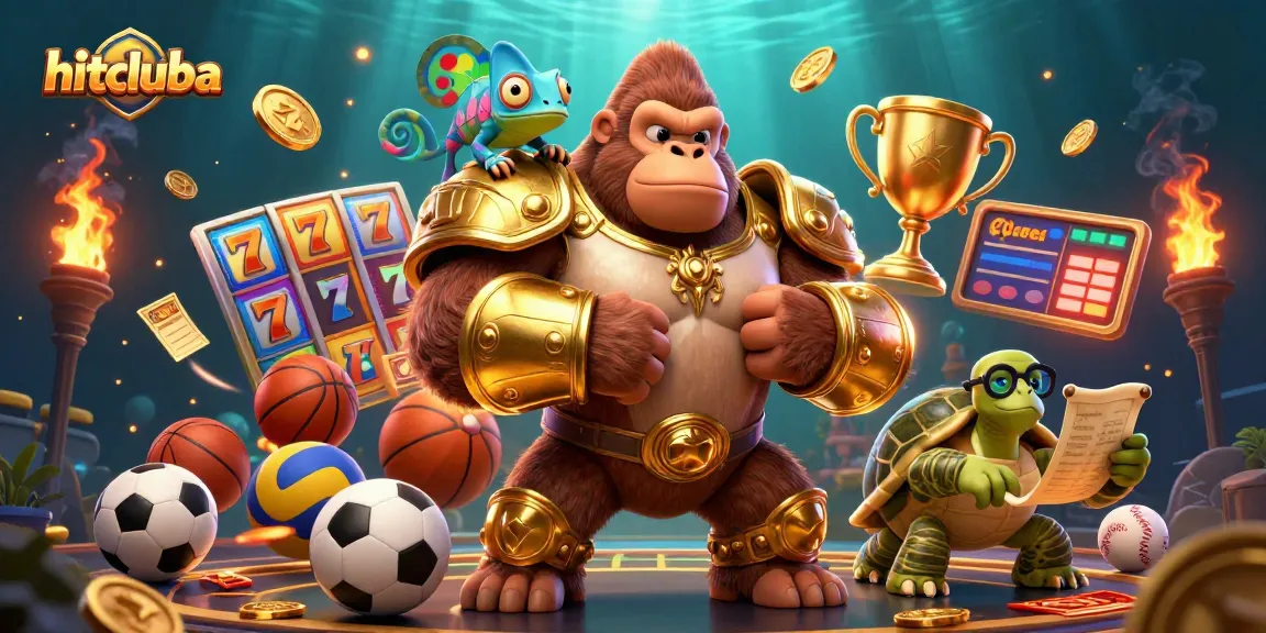 Hitcluba immerses players with an engaging jackpot experience featuring vibrant reels and golden coins.