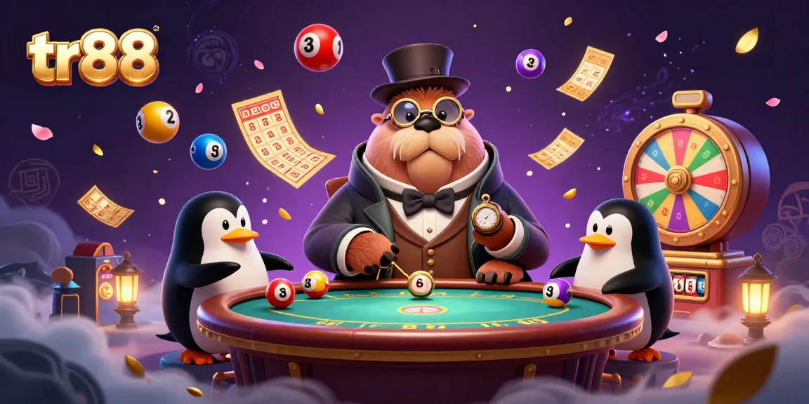 Experience thrilling games at tr88 with a jolly walrus and friends at an underwater casino.