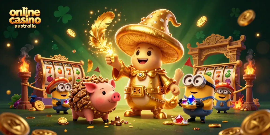 Play immersive games at the online casino Australia with our colorful magical creatures!