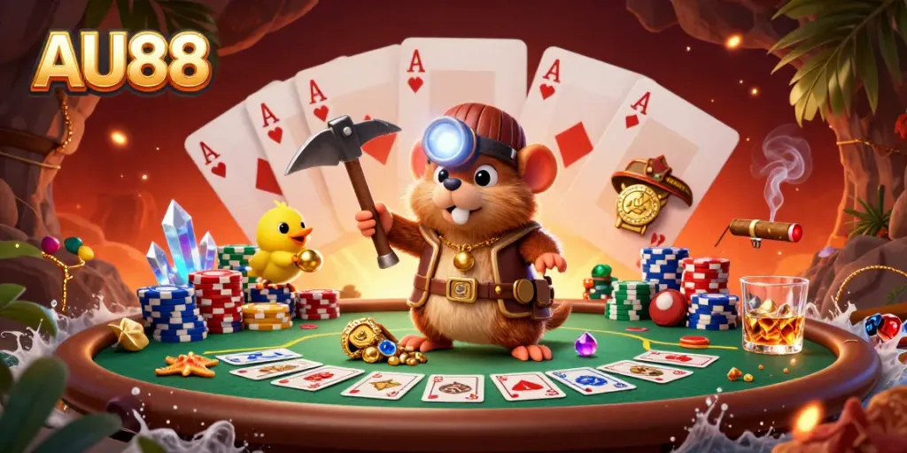 Play poker and win exciting rewards at AU88 casino with rich visuals of game highlights.