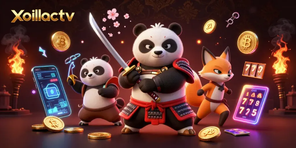 Join xoilactv for an exhilarating 3D gaming experience featuring vibrant characters and dynamic gambling elements.