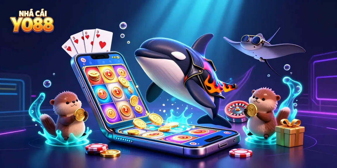 Experience the excitement at NHÀ CÁI YO88 with thrilling games and vibrant casino elements.