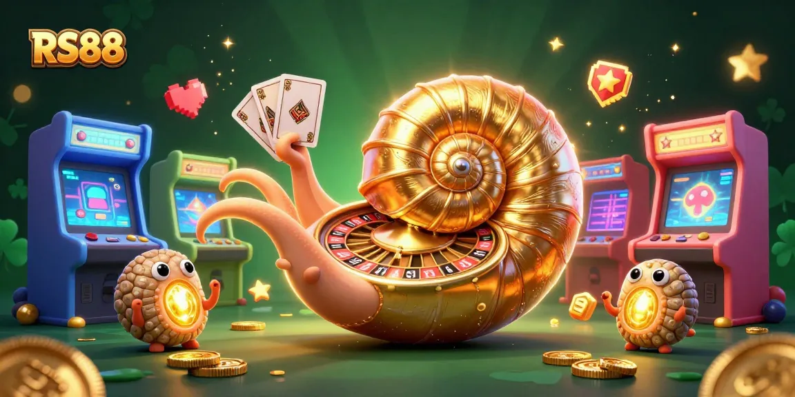 Experience the thrill of RS88 with a vibrant 3D nautilus roulette wheel and glowing casino elements.