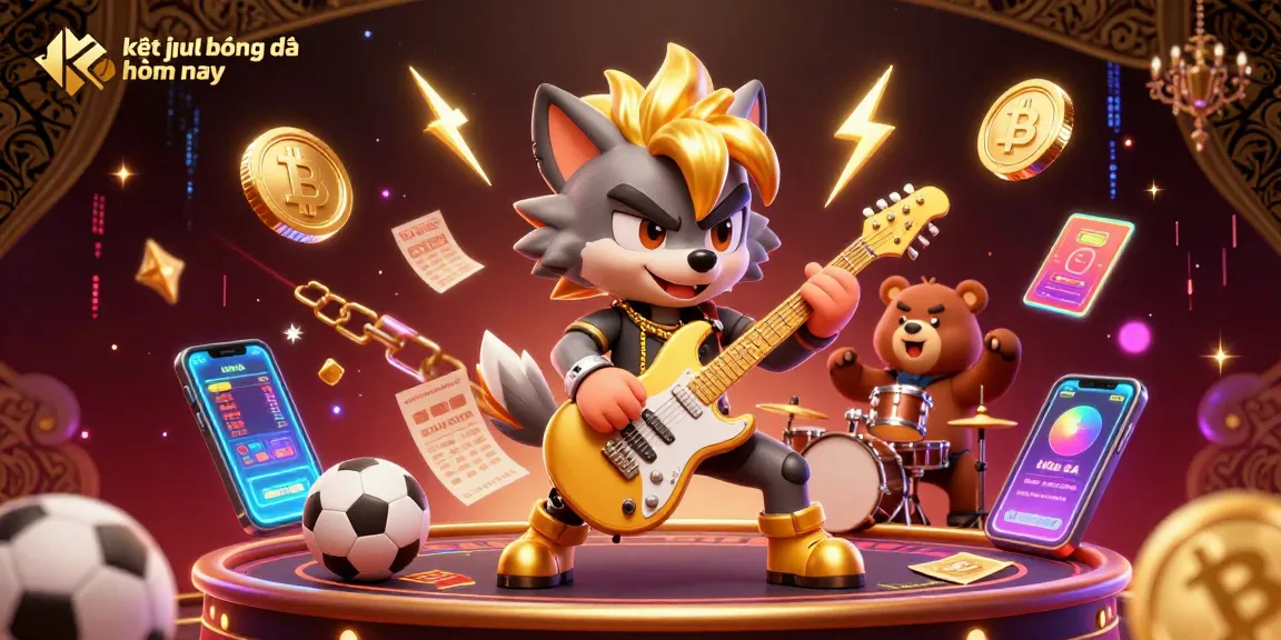 Kết quả bóng đá hôm nay enhances sports betting energy with lively 3D cartoon characters and dynamic gaming elements.