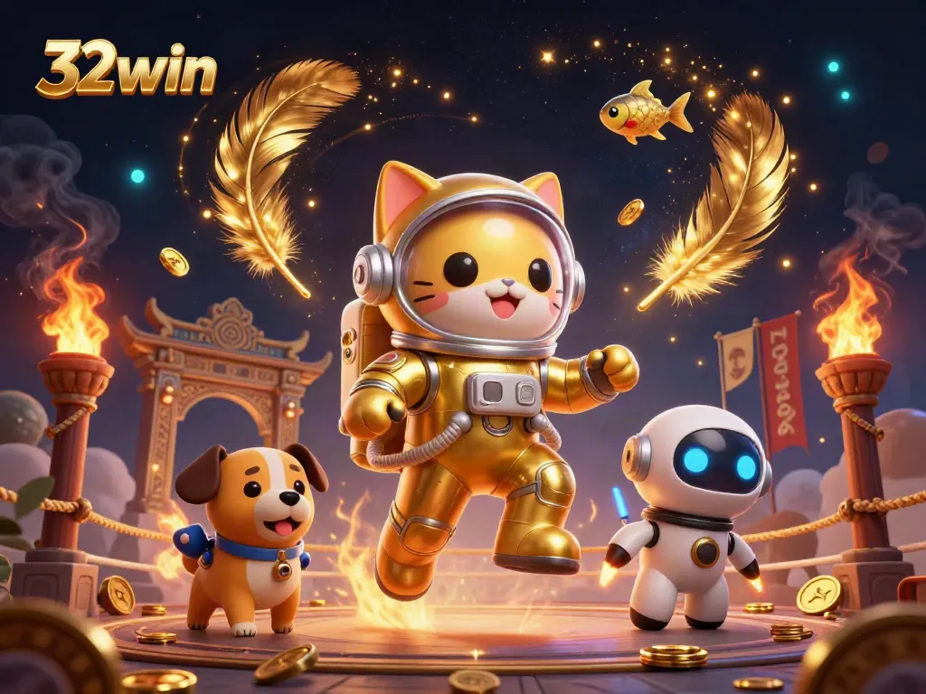 Experience the excitement of betting with 32win's vibrant gaming universe packed with stunning 3D visuals.
