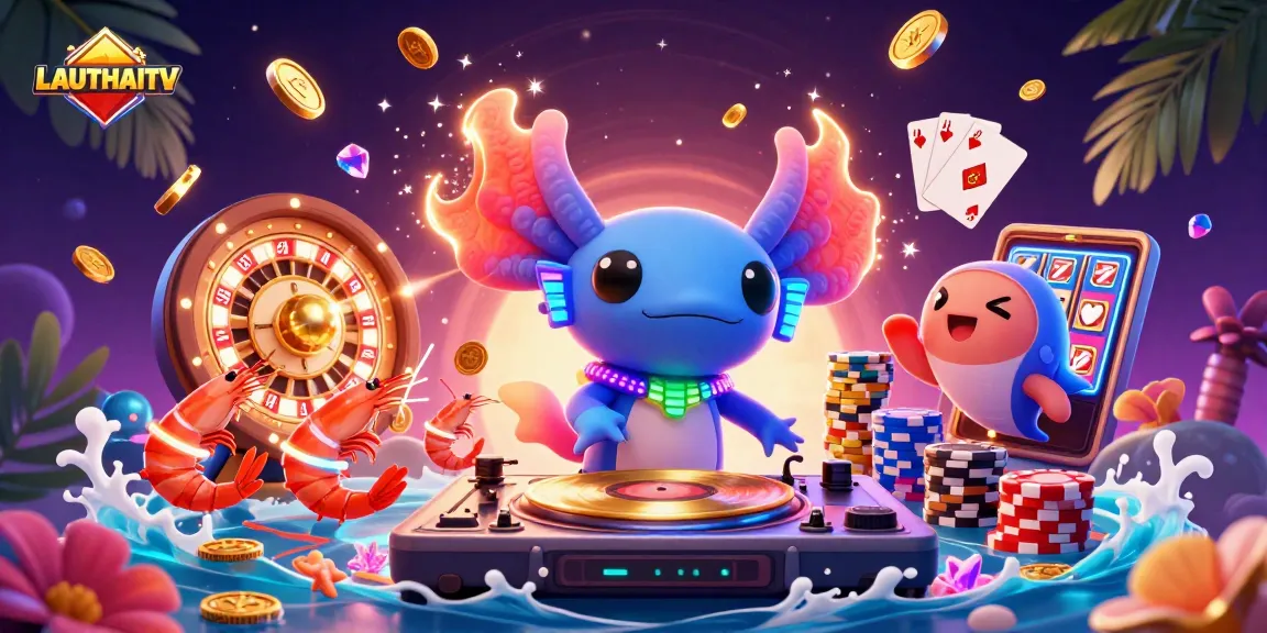 LAUTHAITV showcases vibrant gambling excitement with a lively underwater DJ scene.