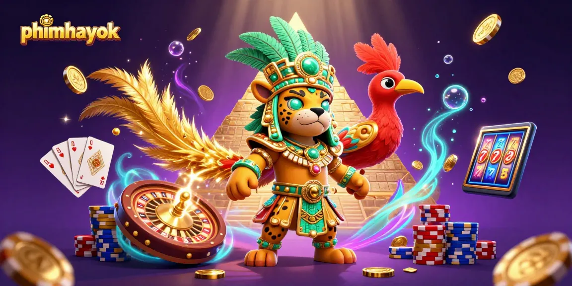 Experience thrilling gameplay at phimhayok in a vibrant, dynamic casino scene full of energy.