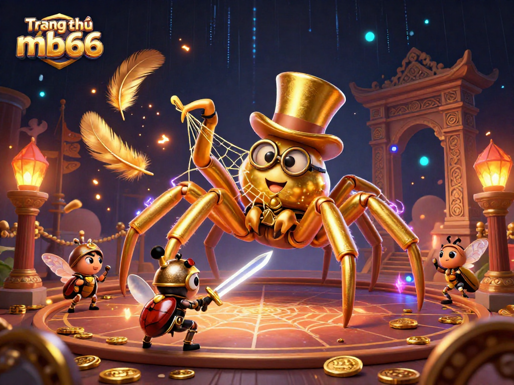 Experience Trang chủ mb66 with dazzling golden visuals and brave characters in a casino-themed adventure.