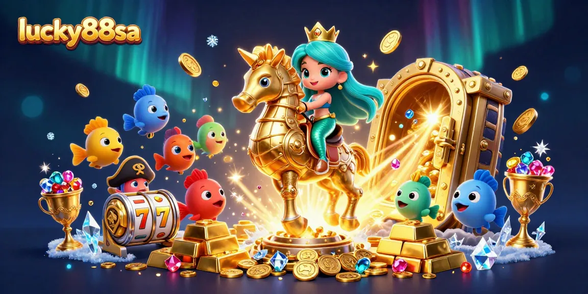 Spin the reels with lucky88sa amidst treasure in a vibrant casino adventure.