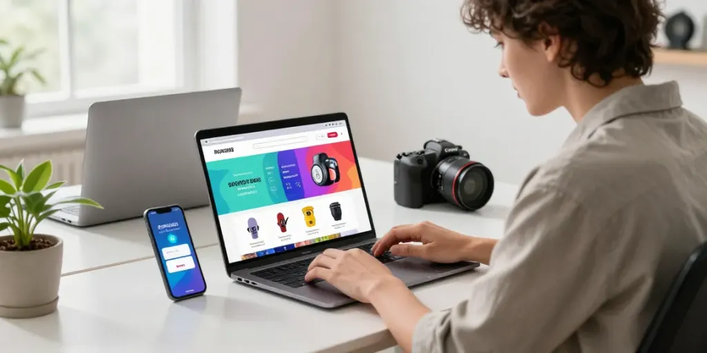 Shopping on the ROKOK88 platform features user interaction with seamless e-commerce experience.