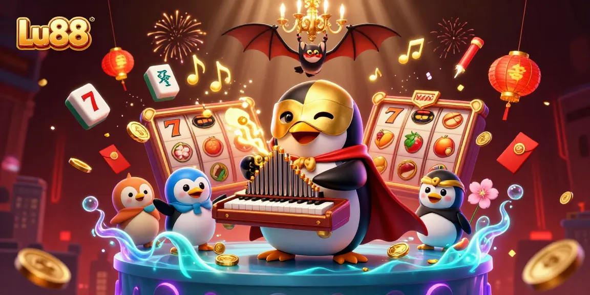 Lu88 offers an exciting casino atmosphere featuring animated characters and dynamic gaming elements.