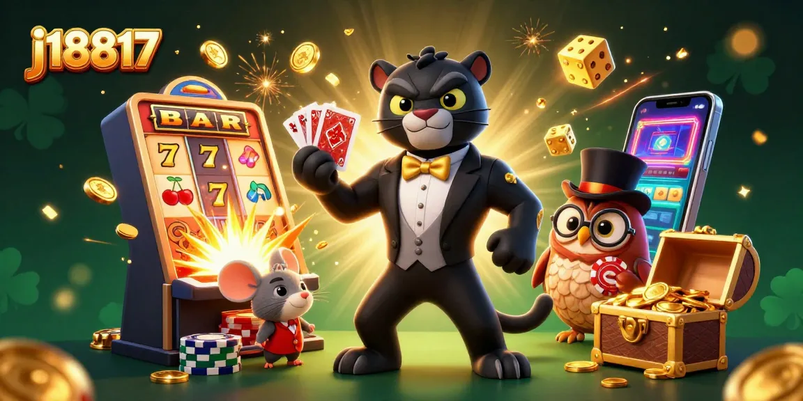 j18817 players enjoy a thrilling jackpot experience with colorful slots and charismatic characters
