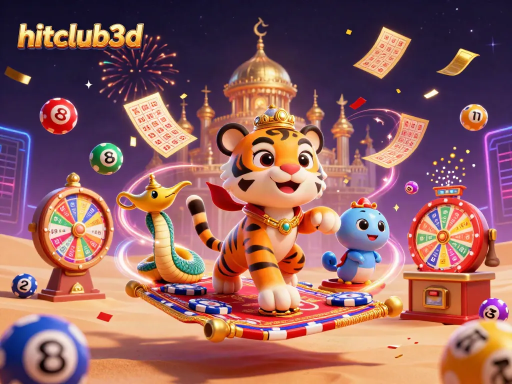 Experience adventure and excitement with hitclub3d: vibrant casino-themed dynamic scene.