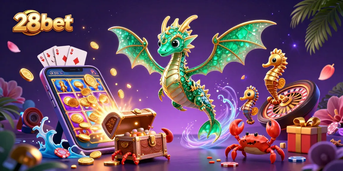 Experience vibrant gaming excitement at 28bet with immersive slot games and treasures!