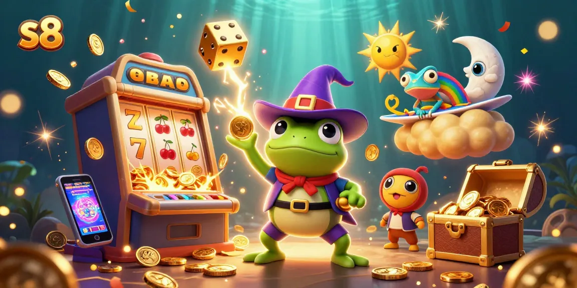Engage with the exciting world of s8, featuring vibrant elements like golden coins and jackpot slots.