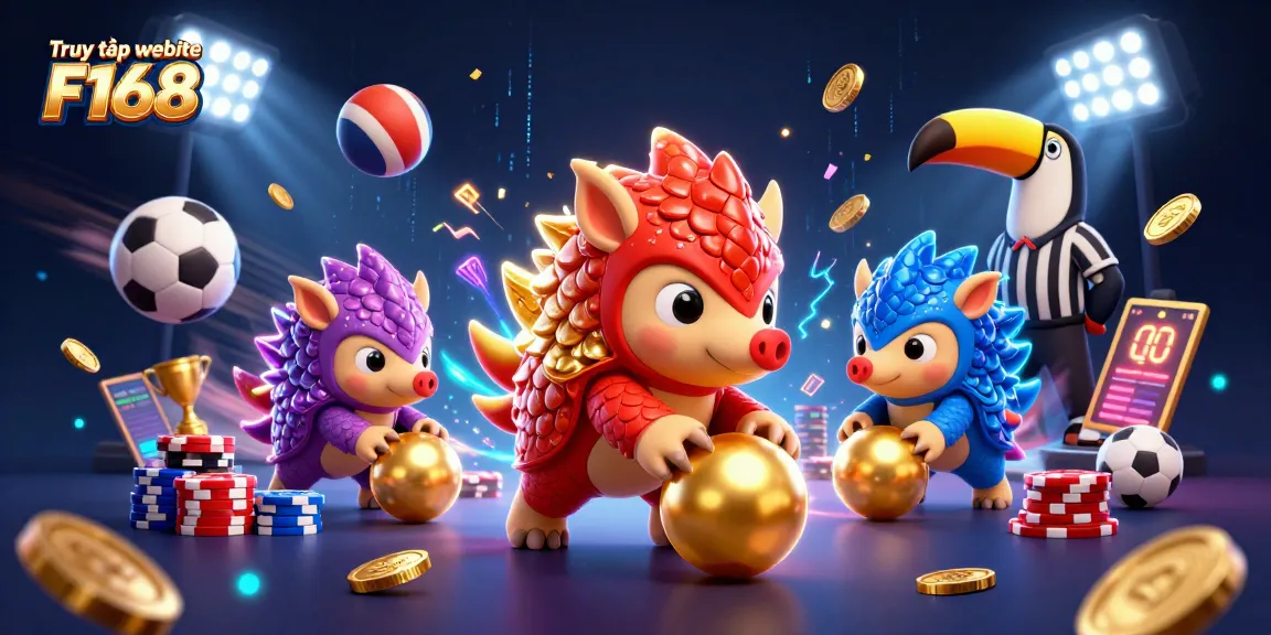 Enjoy thrilling betting action with unique pangolin characters at Truy cập website F168 casino.