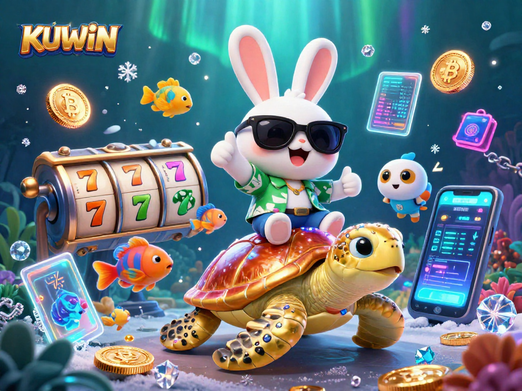 Kuwin offers thrilling casino experiences with a lucky rabbit, golden turtle, and dynamic gaming elements.