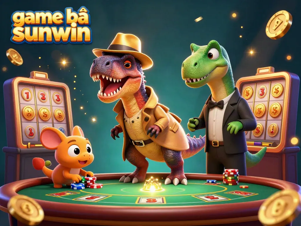 Experience the thrill of game bài sunwin with dynamic slot machines and vibrant casino elements.