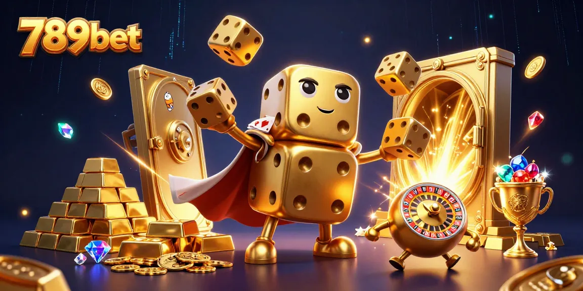 Experience thrilling wins with 789bet's vibrant casino action, featuring golden dice and treasure galore.