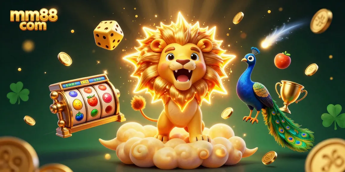Spin the reels at mm88 com and enjoy stunning 3D casino scenes filled with golden elements and vibrant energy.