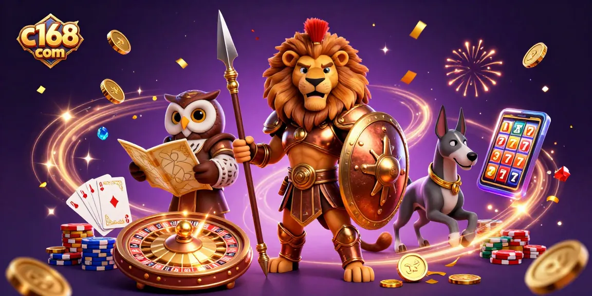 Experience thrilling gameplay at c168 com with dynamic casino elements and vibrant characters.