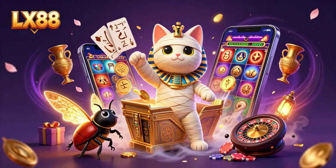 Engage in thrilling gameplay at LX88 with vibrant slot games and dynamic casino elements.