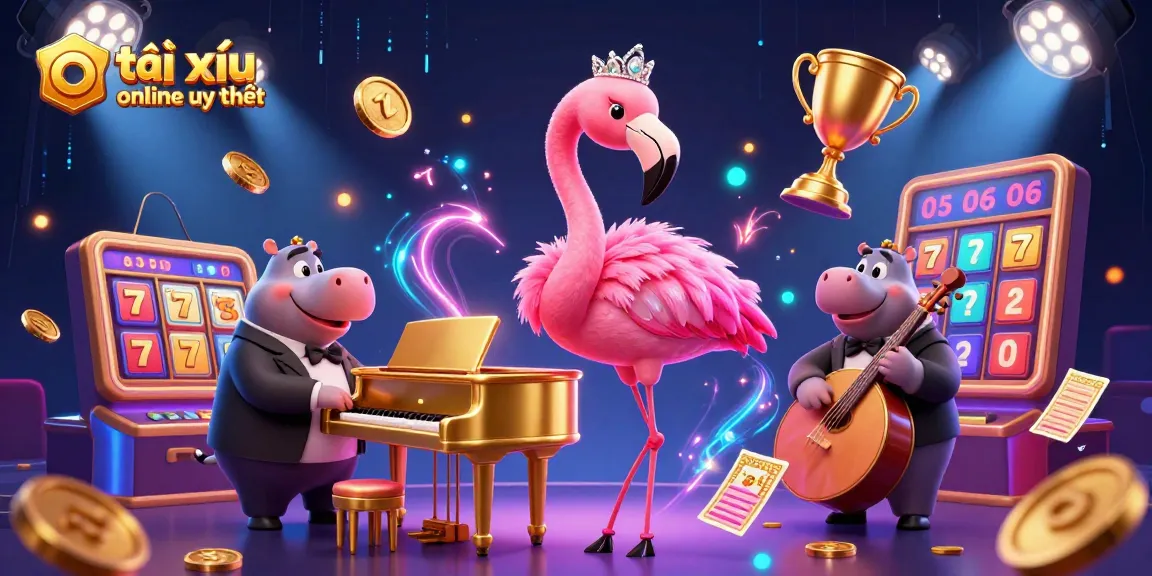 Experience exciting gameplay with tài xỉu online uy tín in a vibrant digital casino atmosphere featuring animated characters.