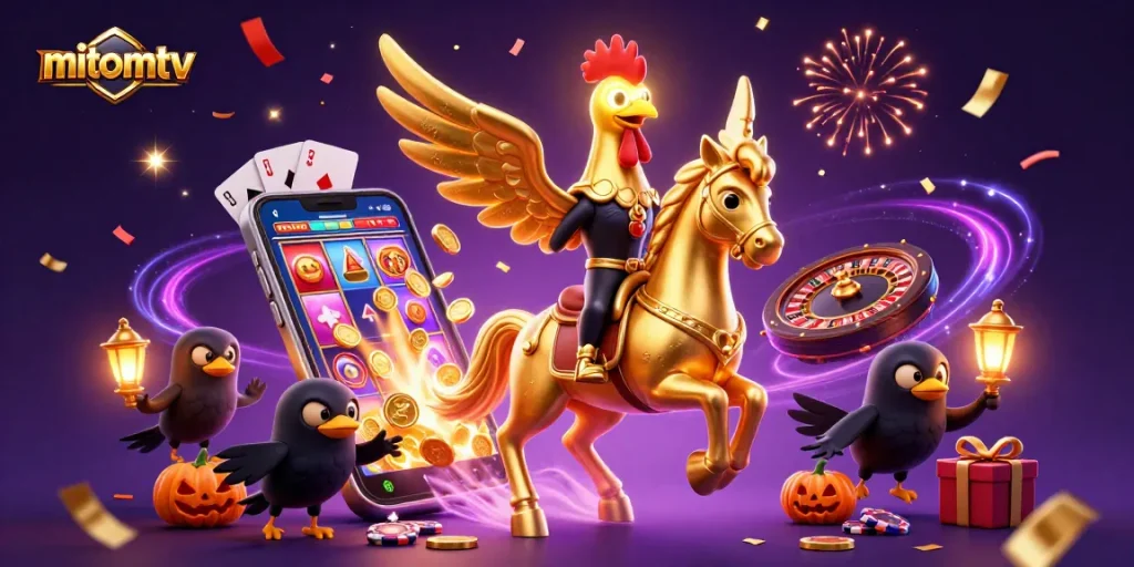 Experience thrilling gambling adventures with mitomtv in a vibrant casino atmosphere.